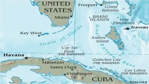 نتيجة بحث الصور عن تبعد كوبا عن شواطئ الولايات المتحدة